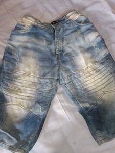 Denim Shorts, Size-medium