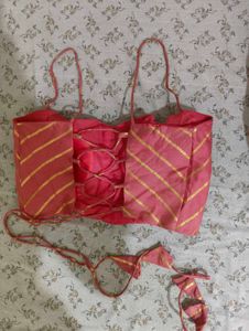 Pink Backless blouse