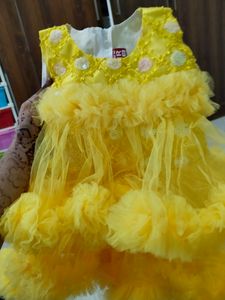 Yellow Baby Frock