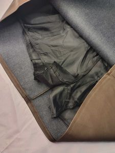 Brown Leather Skirt