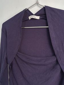 Dark Blue Fitted Top
