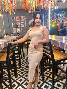 Slit Midi dress