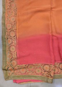 Elegant Ombre Dual toned Saree