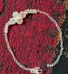 Sparkly Silver RAKHI