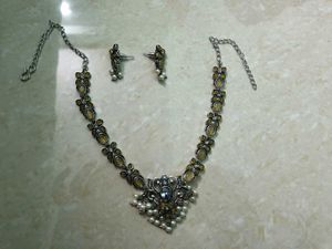 German Silver Necklace Set