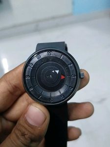 Unique Black Dial Watch