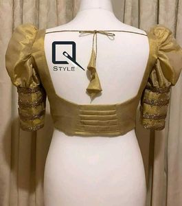 Designer Golden Blouse