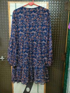Floral Print Mini Dress