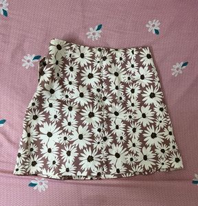 Floral Mini Skirt