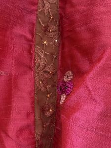 Pink Embroidered Kurta
