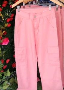 Pink Cargo Pants