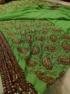 Full Work Saree With Blouse No Any Flaw 🔥
