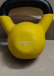8 Kg Yellow Solid Kettlebell