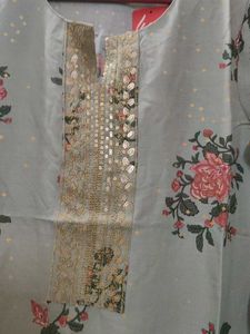 Melange Floral Straight Kurta New With Tag
