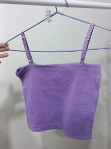 Purple Crop Top