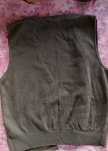 V Neck Brown Sweater