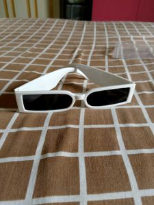 White Futuristic Sunglasses