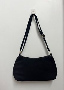Adjustable Black Strap Sling Bag
