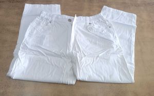 White Casual Pants
