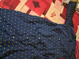 Elegant Navy Blue Kurta