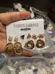 Korean Earrings Combo