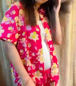 Floral Print Pajama Set
