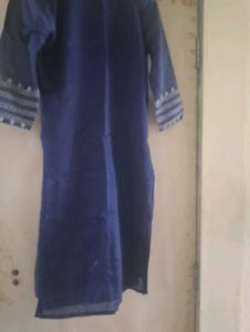 Elegant Navy Blue Kurta