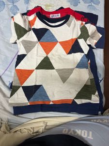 Buy Kids Tshirts - Blue, Red, Printed