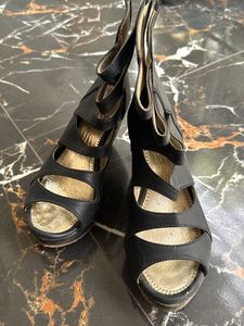 Black Heels Wedges