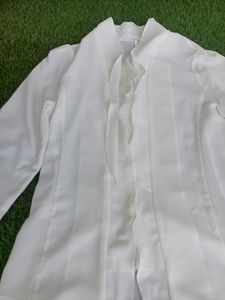 White Full Sleev Shirt Top