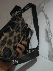 Animal Print Sling Bag
