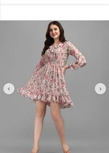 Floral Print Mini Dress