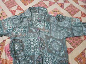 Patterned Crop Top