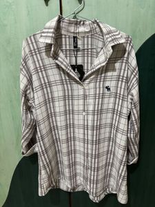 Checkered Long Sleeve Top