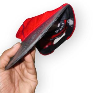 Vintage Red &#34;23-33&#34; Panel Cap | Pre-Loved