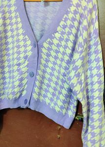 Houndstooth Cardigan