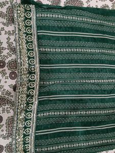 Emerald Green Embroidered Kurti