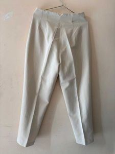 Elegant Beige Wide-Leg Pants