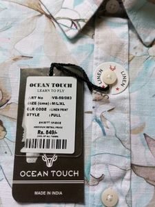 Ocean Touch linen Floral Shirt