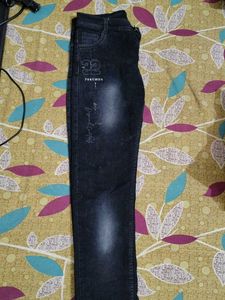 Old School Type Stylish Black Jeans