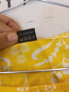 Yellow Floral Print Maxi Dress