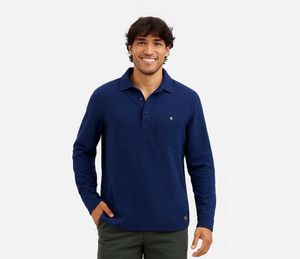 West Side E.T.A Lace Blue Long Sleeve Shirt