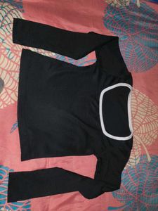 Black Long Sleeve Top