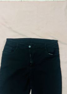 Black Skinny High Rise Waist Fit Jeans Denim