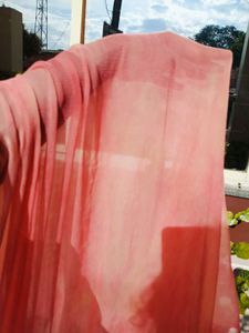 Peach Chiffon Dupatta