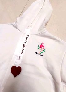 Women&#39;s White Hoodie