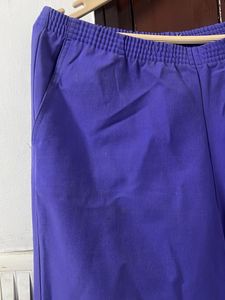 Blue Wide Leg Trousers -28/30 Inches