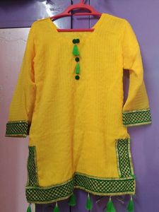 Yellow Gharara Suit