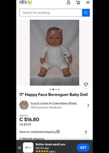 Happy Face Berenguer Baby Vintage Doll