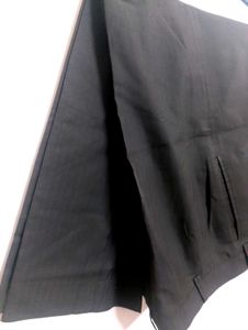 Men&#39;s Brown Striped Formal Stitched Pants